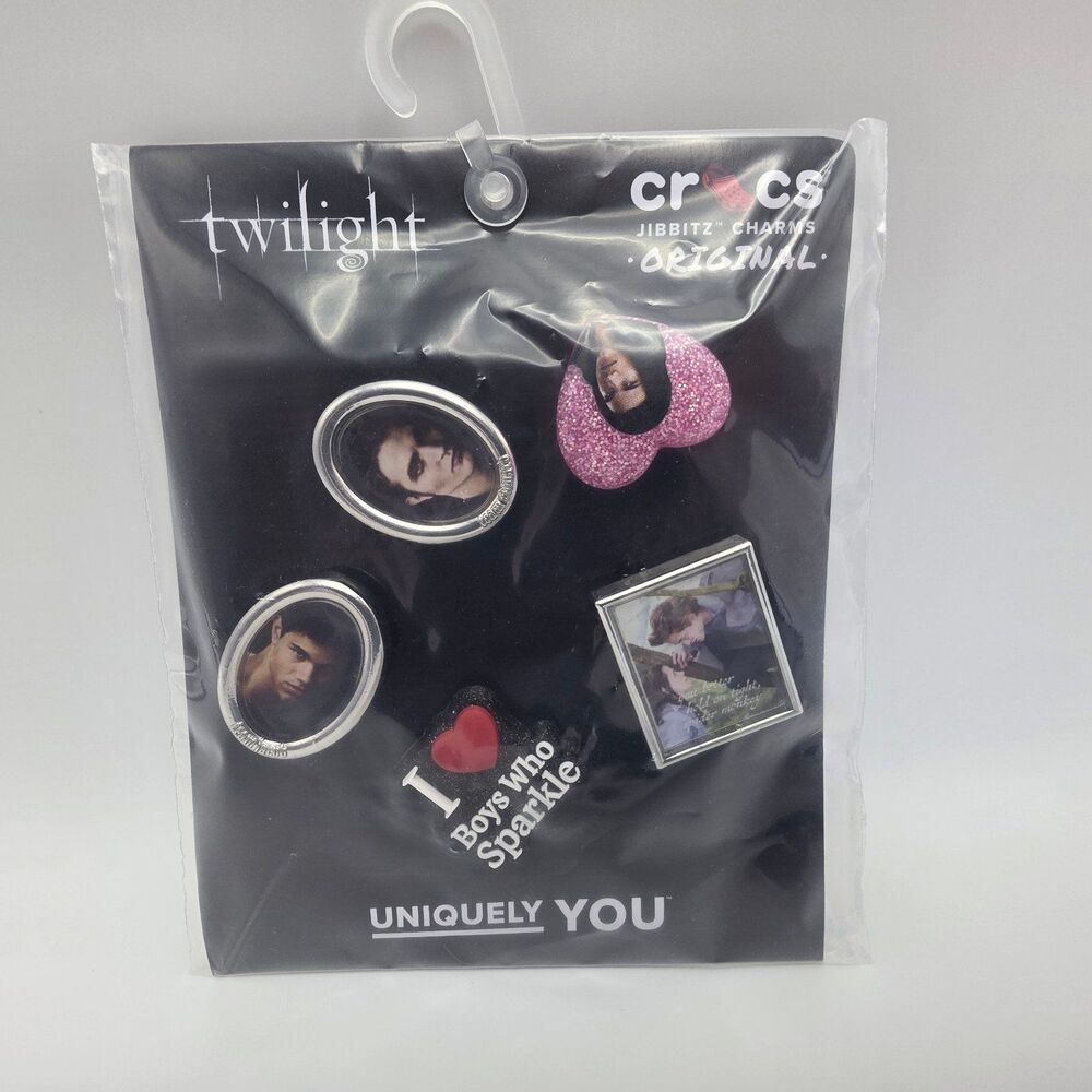 Twilight Crocs Jibbitz Shoe Charms 5 Pack New in Package